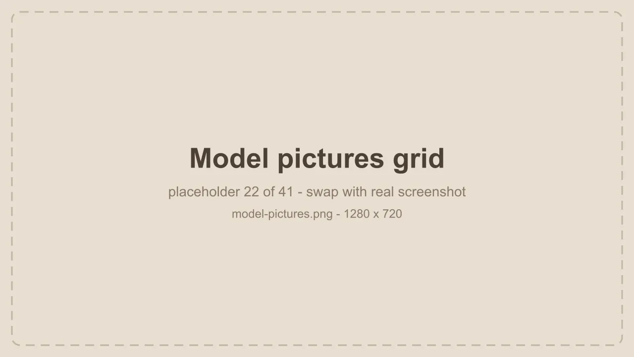 Model pictures